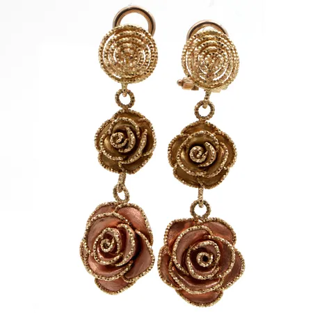 Korvakorut, korkeus 45mm, 585, Paino: 9,2 g