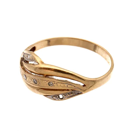 Viallinen sormus, 585br,  Paino: 1,8 g