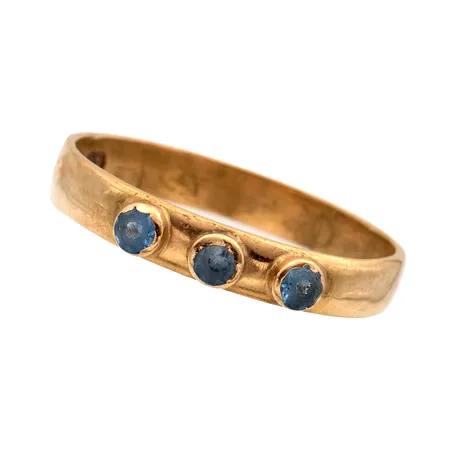 Kivisormus, koko 18½, käytön jälkiä, 750br,  Paino: 2,3 g