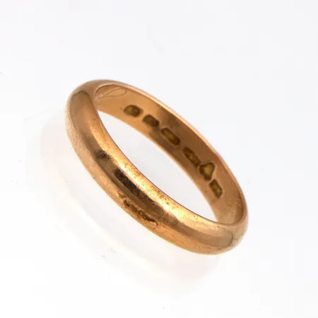 Sileä sormus, kaiverrettu, koko 19, 750,  Paino: 5,8 g