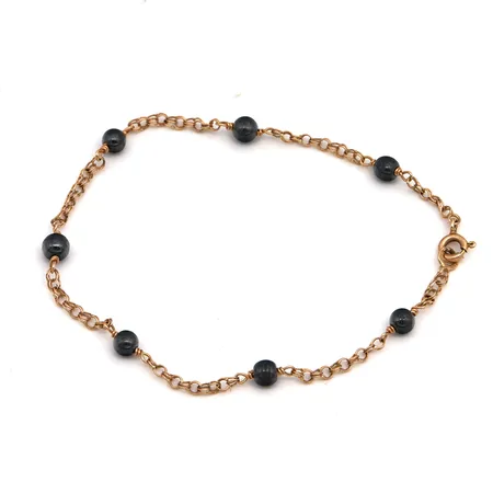 Rannekoru kivillä, pituus 190mm, 585br,  Paino: 2,6 g