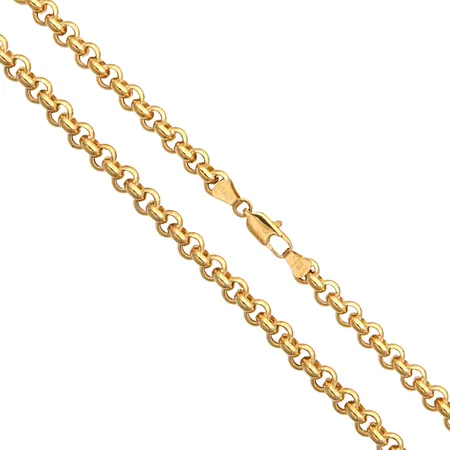 Papukaulaketju, pituus 44cm, 585,  Paino: 14,9 g