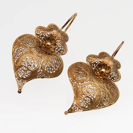 Filigraanikorvakorut, korkeus 45mm, 925, Paino: 4,7 g