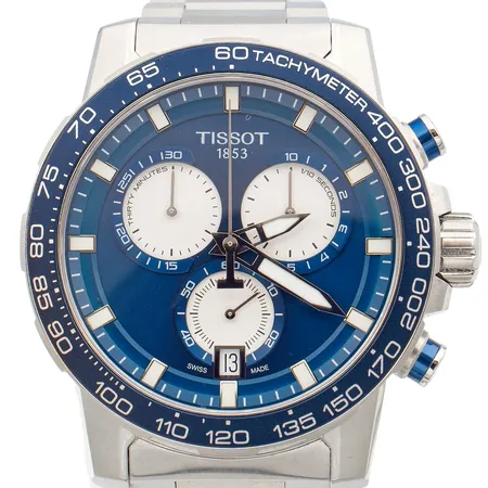 Tissot Supersport Chrono, Quartz, patteri loppunut, T125617, rannekkeen pituus 190mm, rungon Ø 46mm, laatikko ja takuukortti.