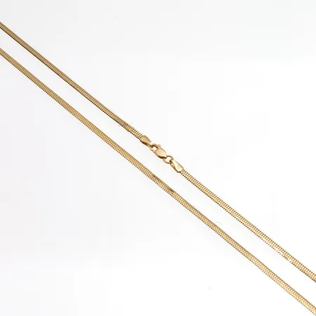 Viallinen käärmeketju, pituus 55cm, leveys 2mm, 585, Paino: 6,2 g