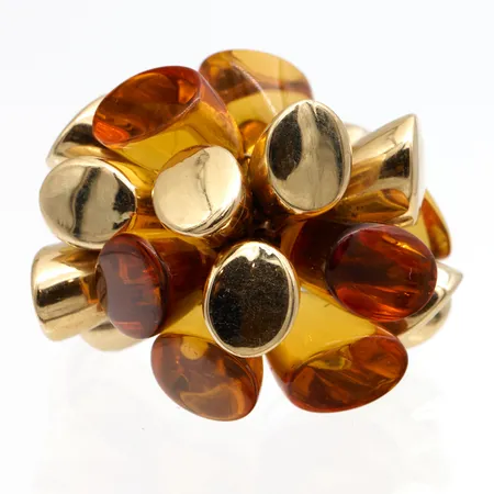 Kivisormus, koko 17¾, 585br, Paino: 16 g