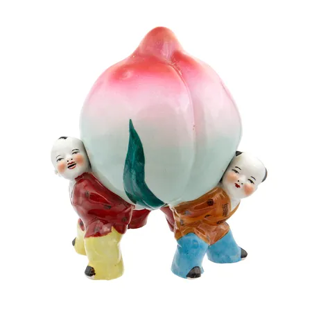 Posliinikoriste, Kiina, leveys 18cm, korkeus 25cm, 