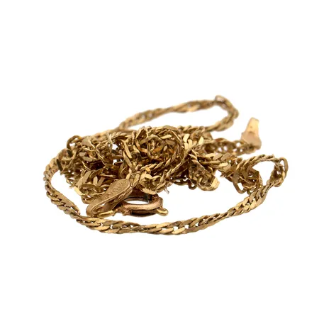 Viallinen kaulaketju, 585,  Paino: 4 g