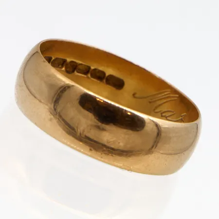 Sileä sormus, kaiverrettu, koko 20, 750, Paino: 6,8 g