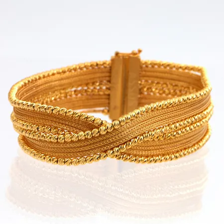 Ranneketju, osa pienistä helmistä tippunut, leveys 20mm, pituus 195mm, 585,  Paino: 29,6 g