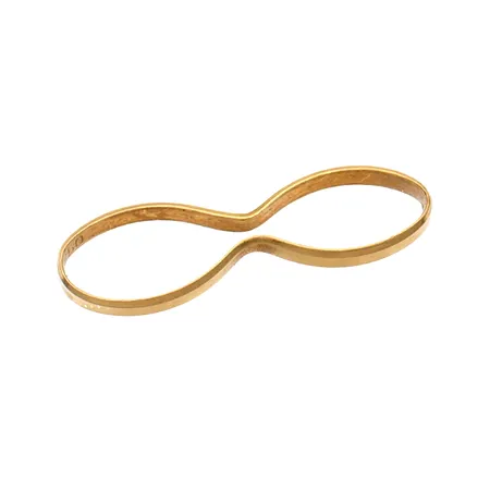 Viallinen sormus, 750,  Paino: 0,9 g