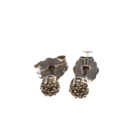 Tmanttikorvakorut 14xn0.005ct, Ø 3mm, 750br,  Paino: 0,7 g