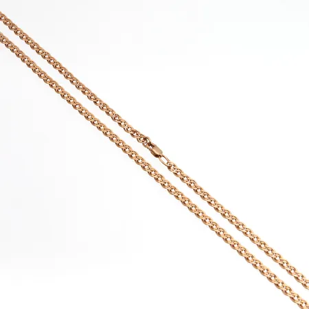 Panssarikaulaketju, pituus 50cm, leveys 3mm, 585,  Paino: 8,9 g