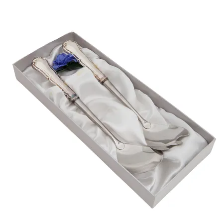 Salaattiottimet, Chippendale, pituus 235mm, rasia, 830br, Paino: 151,4 g