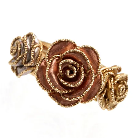 Sormus, koko 17½, 585, Paino: 8,2 g