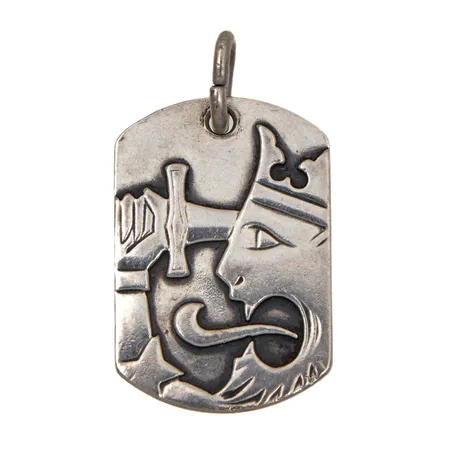 Suomileijona-riipus, korkeus 35mm, 925 Paino: 6,6 g