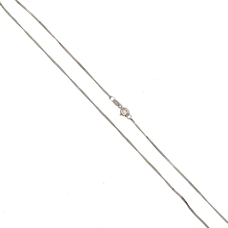 Panssarikaulaketju, pituus 44,5cm, leveys 1,1mm, 925,  Paino: 2 g