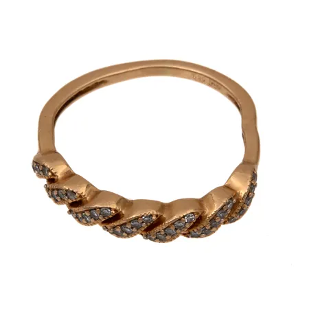 Viallinen timanttisormus, 585,  Paino: 1,8 g