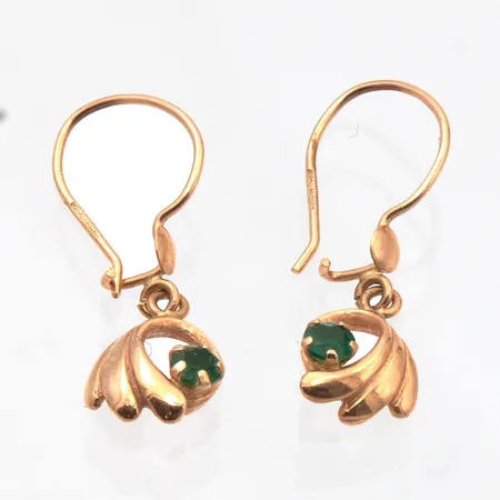 Kivikorvakorut korkeus 23mm, 585br,  Paino: 1,2 g