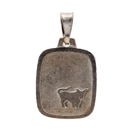 Horoskooppi-riipus, Härkä, korkeus 22mm, 925, Paino: 1,7 g