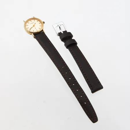 Viallinen naisten kultakello, paino rannekkeen kanssa, 585br Paino: 12,8 g