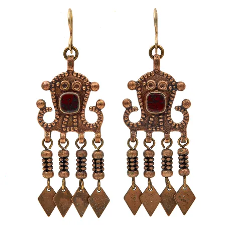 Korvakorut, Kalevala, Petsamon kolttakoru, korkeus 68mm, pronssia