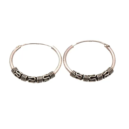 Korvakorut, Ø 20mm, 925,  Paino: 1,7 g