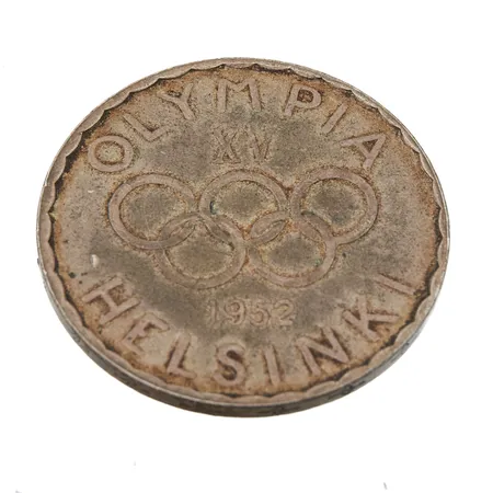Olympiaraha, Olympia XV Helsinki 1952, nimellisarvo 500 markkaa, 500, Paino: 12 g