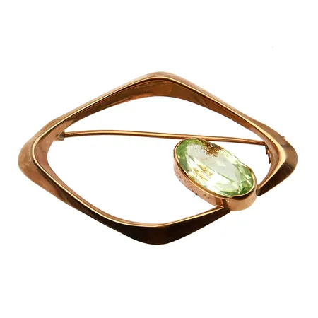 Viallinen rintakoru, 585br,  Paino: 4,3 g