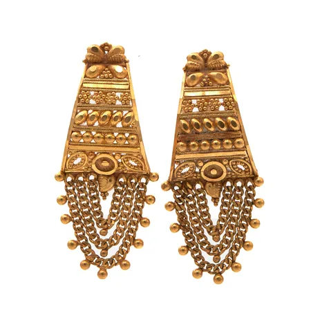 Korvakorut, korkeus 30mm, taustat metallia ja vialliset, 875,   Paino: 4,4 g