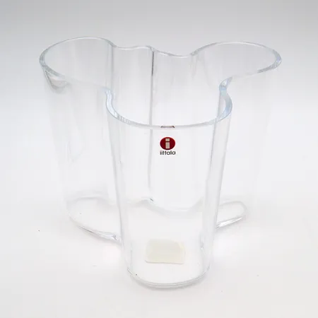 Aalto-maljakko, 120mm, Iittala, kirkas. 