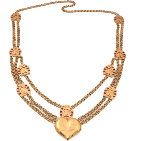 Viallinen kivikaulakoru, 750br,  Paino: 172,7 g