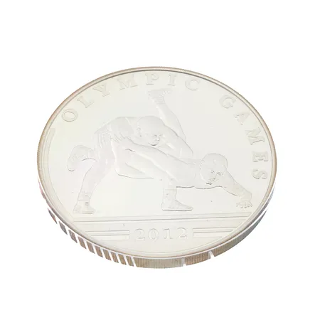 Olympiajuhlaraha, 2012, Vapaapaini, nimellisarvo 100 Tenge, 925, Paino: 30,9 g