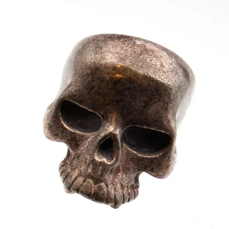 Pääkallo-sormus, koko 17¼, 925,  Paino: 21,8 g