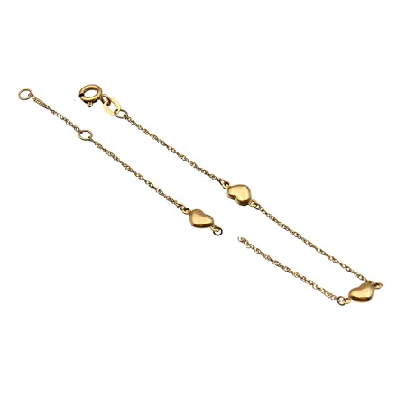 Viallinen rannekoru, 375,  Paino: 1 g