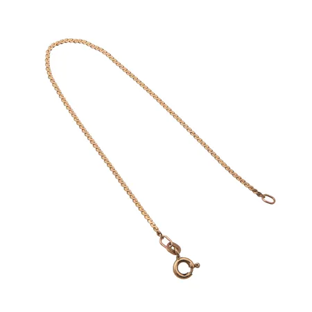 Ranneketju, pituus 185mm, leveys 1,5mm, 375, Paino: 1,4 g