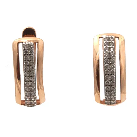 Kivikorvakorut, korkeus 15mm, 585br, Paino: 2,3 g