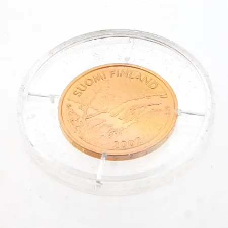 Kultaeuro, Keskiyön aurinko, Ensimmäinen suomalainen kultaeuro, 900,  Paino: 8,6 g