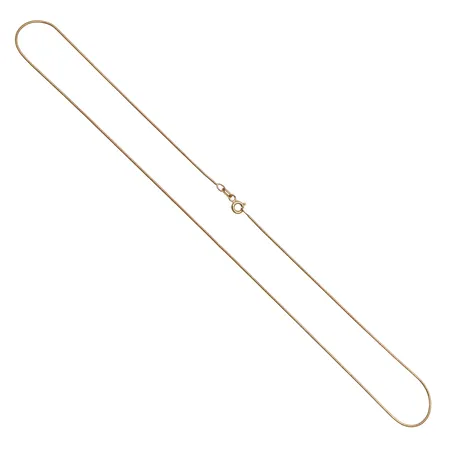 Käärme-kaulaketju, pituus 45cm, 585,  Paino: 3,5 g