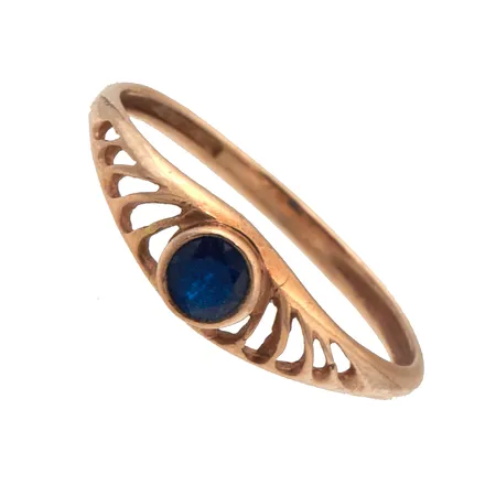 Kivisormus, koko 15¼, 585br,  Paino: 1 g