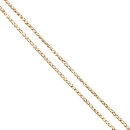 Kaulaketju, pituus 45cm, leveys 3mm, 750,  Paino: 6,1 g