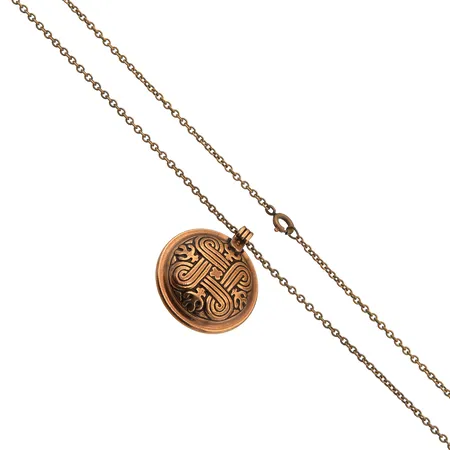 Kaulakoru Kalevala, Hannunvaakuna, ketjun pituus 60cm, riipuksen korkeus 34mm, pronssia