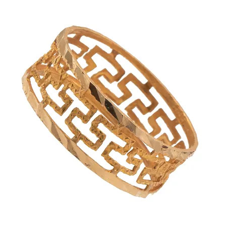 Vääntynyt sormus, koko 18¼, 585, Paino: 1,4 g