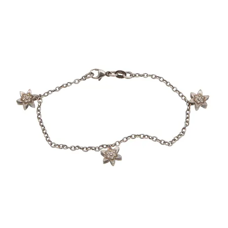 Rannekoru Kalevala, Metsätähtiä, pituus 170mm, 925, Paino: 4,6 g