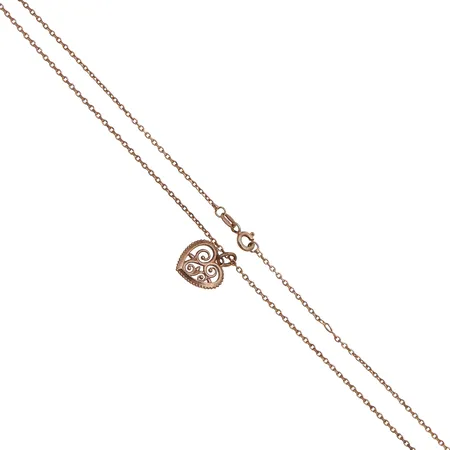 Kaulakoru, Hertta, Lumoava, design Carina Blomqvist, riipuksen korkeus 18mm, ketjun pituus 42-45cm, 925, Paino: 3,3 g