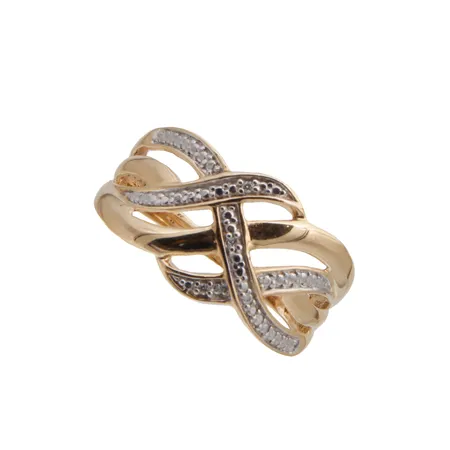 Sormus, koko 15½, 585,  Paino: 1,8 g