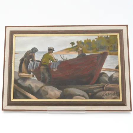 Taulu, Johan Wlhelm Mattila 1884-1959, mitat 35x24cm