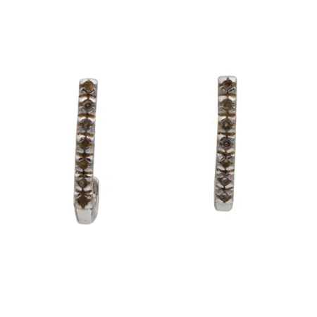 Kivikorvakorut, korkeus 15mm, 750 valkokulta, Paino: 1,1 g