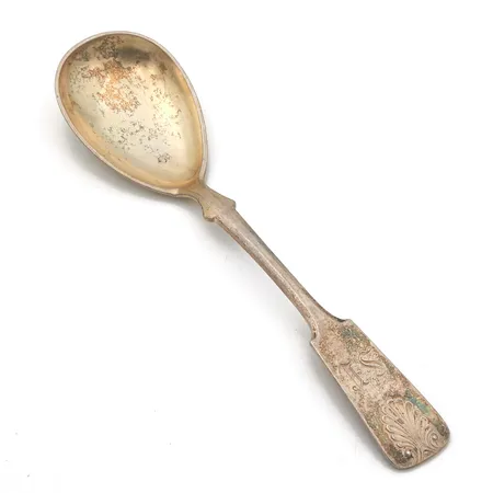 Hillolusikka, Musla, kaiverrettu, pituus 153mm, 813h,  Paino: 31,5 g