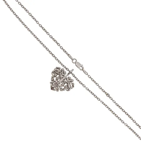 Kaulakoru Lumoava, Bella, riipuksen korkeus 26mm, ketjun pituus 42-45cm, 925, Paino: 10,9 g